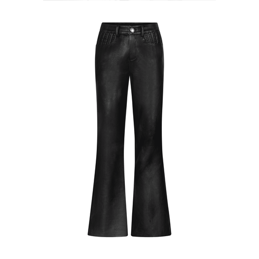 MDC LEATHER BOOTCUT PANTS
