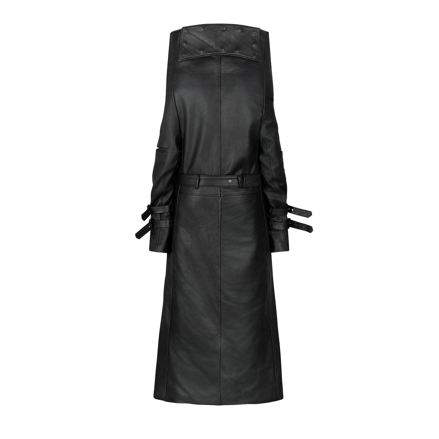 PAIMON COW LEATHER TRENCH COAT