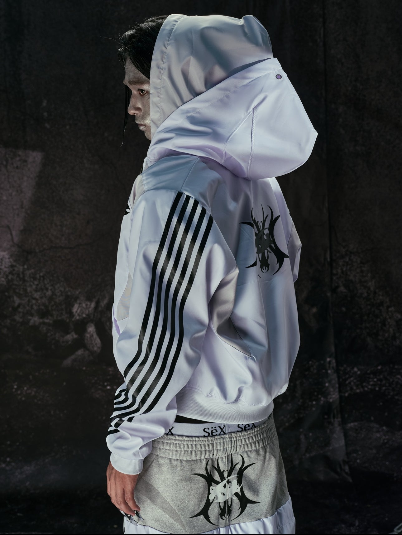 "BBY TECHBOI" 3 LAYER NYLON TRACKSUIT