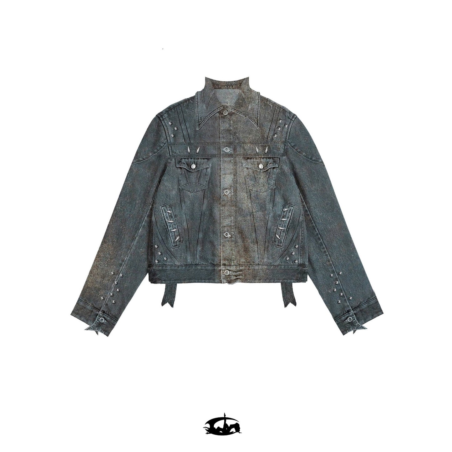 "MORE CHAOS" SPIKED JAPANESE DENIM SET