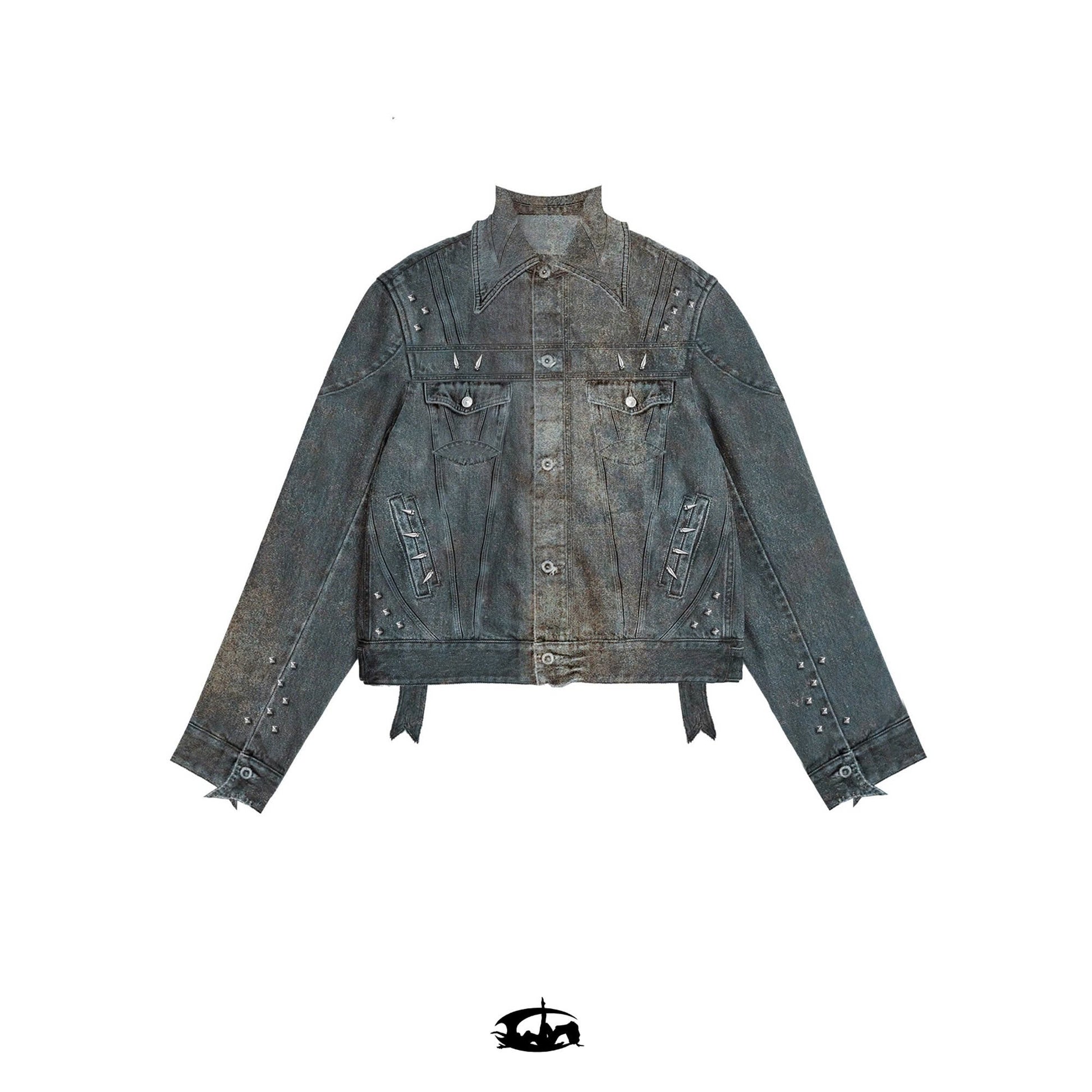 "MORE CHAOS" SPIKED JAPANESE DENIM SET