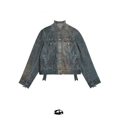 "MORE CHAOS" SPIKED JAPANESE DENIM SET