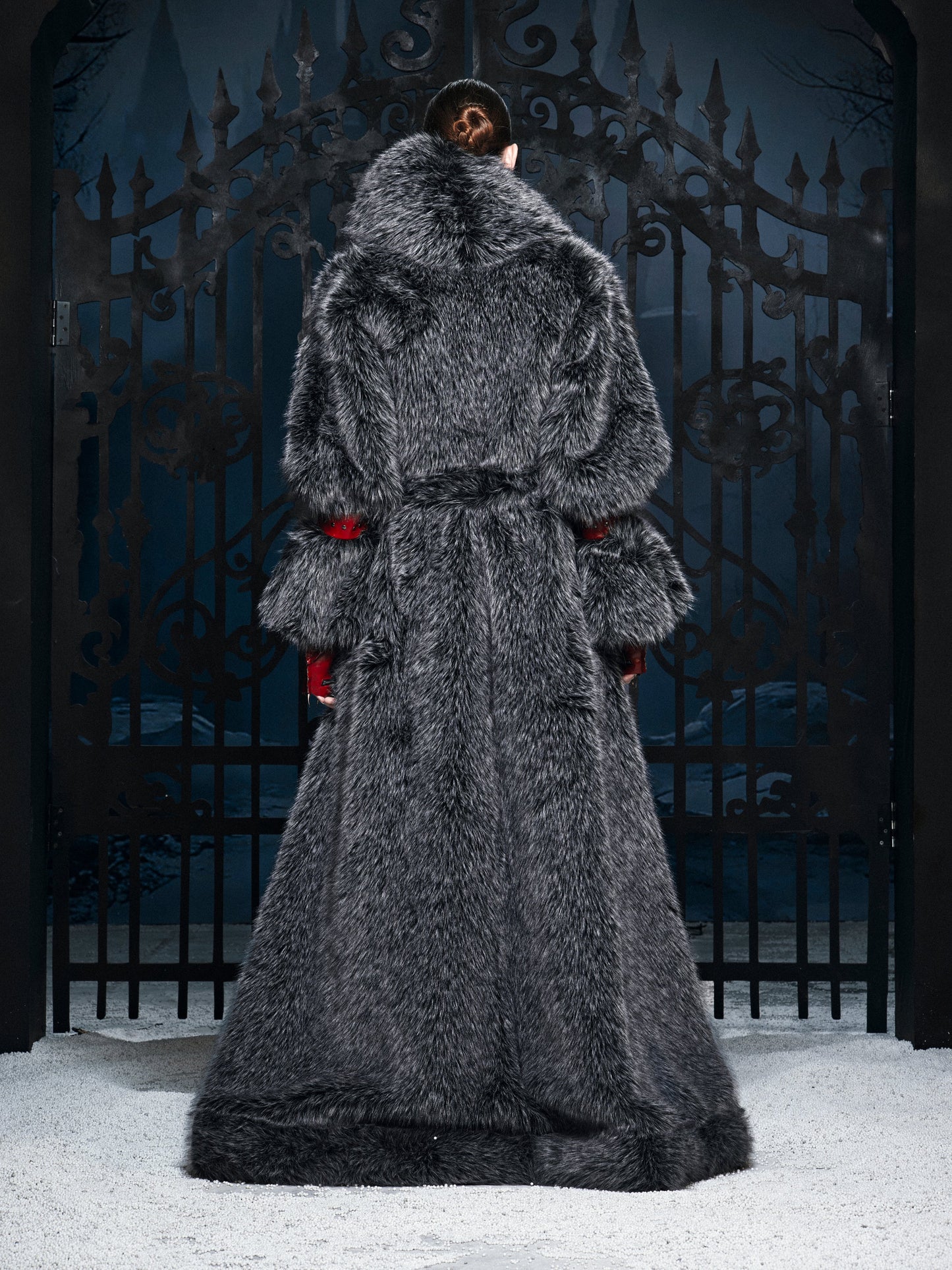 BLACK WOLF CEREMONIAL COAT