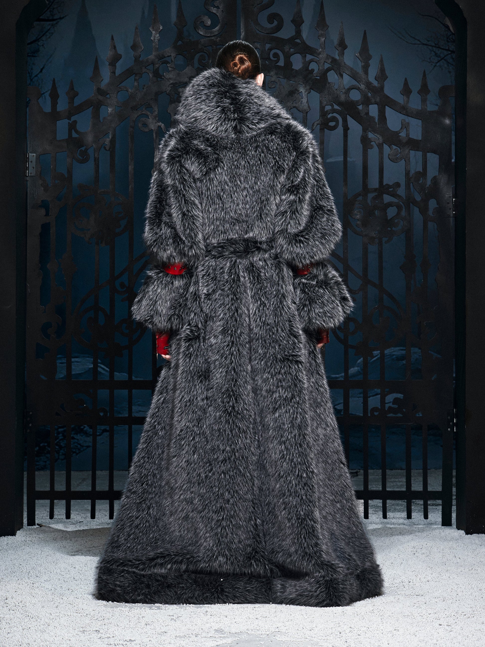 BLACK WOLF CEREMONIAL COAT