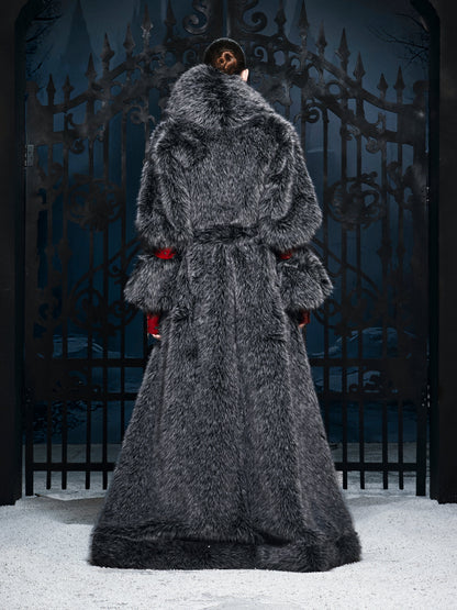 BLACK WOLF CEREMONIAL COAT