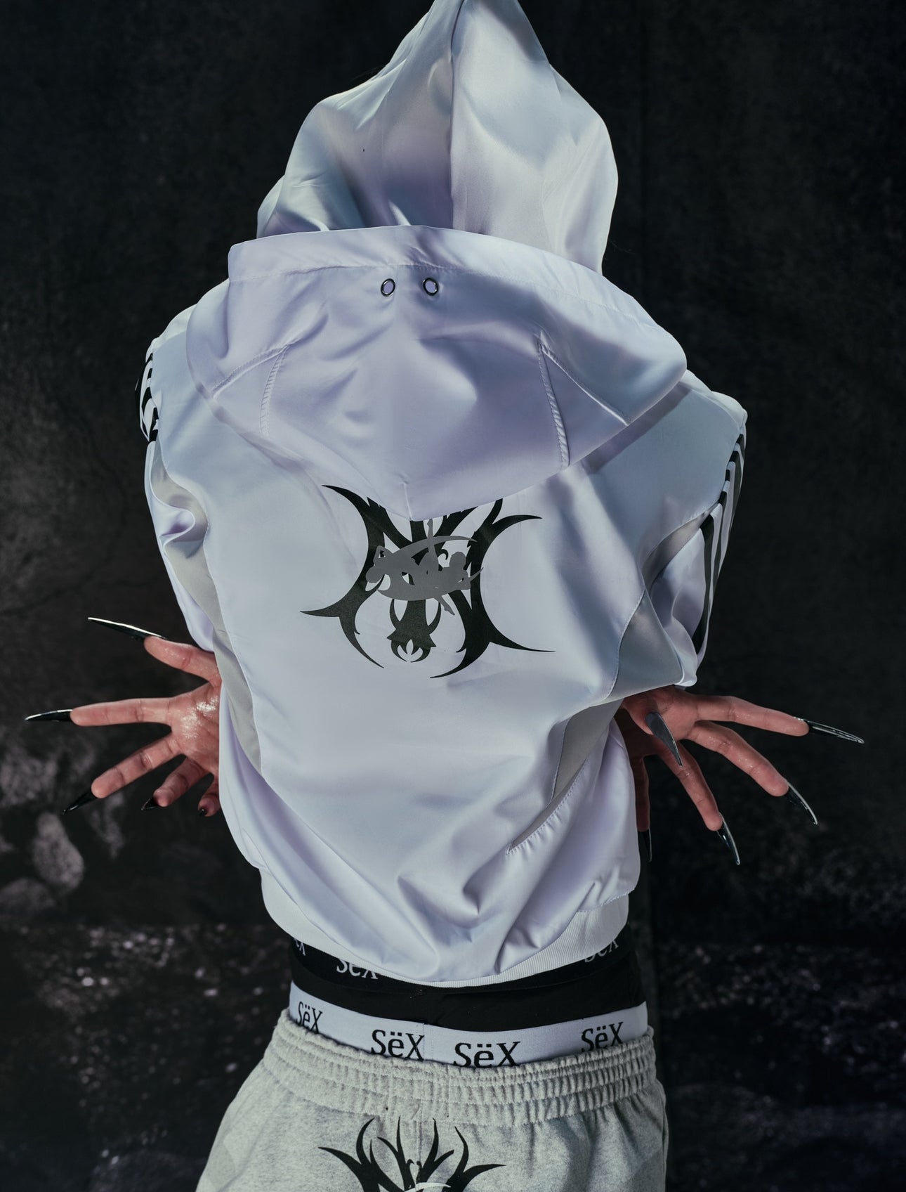 "BBY TECHBOI" 3 LAYER NYLON TRACKSUIT