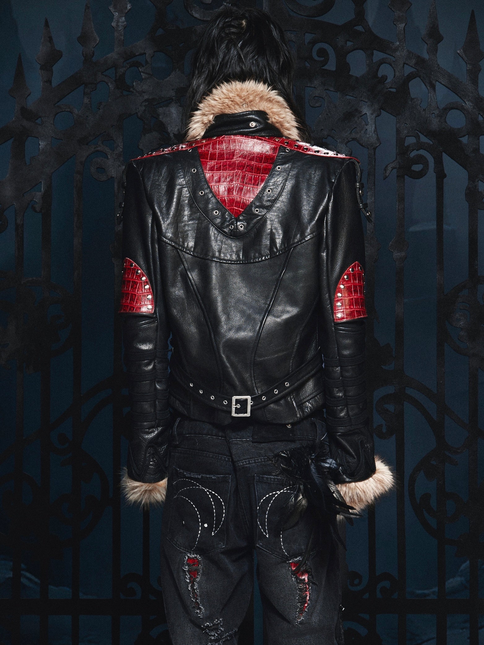 Blood SL Fur Leather Jacket