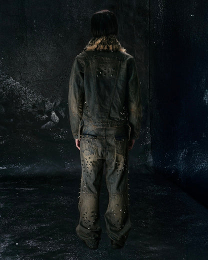 "MORE CHAOS" SPIKED JAPANESE DENIM SET