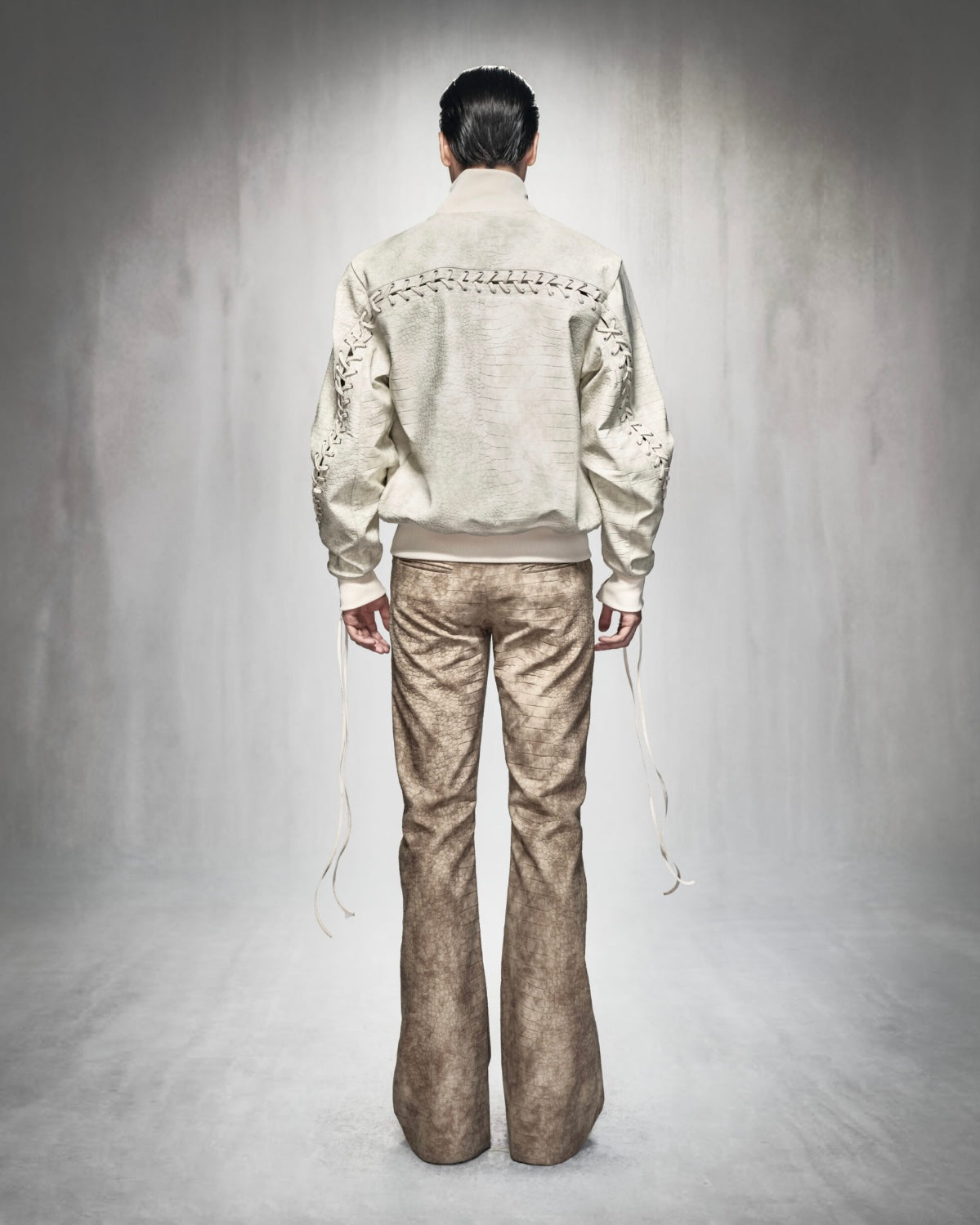 MDC CROCODILE BOOTCUT PANTS
