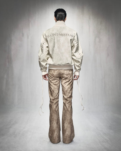 MDC CROCODILE BOOTCUT PANTS