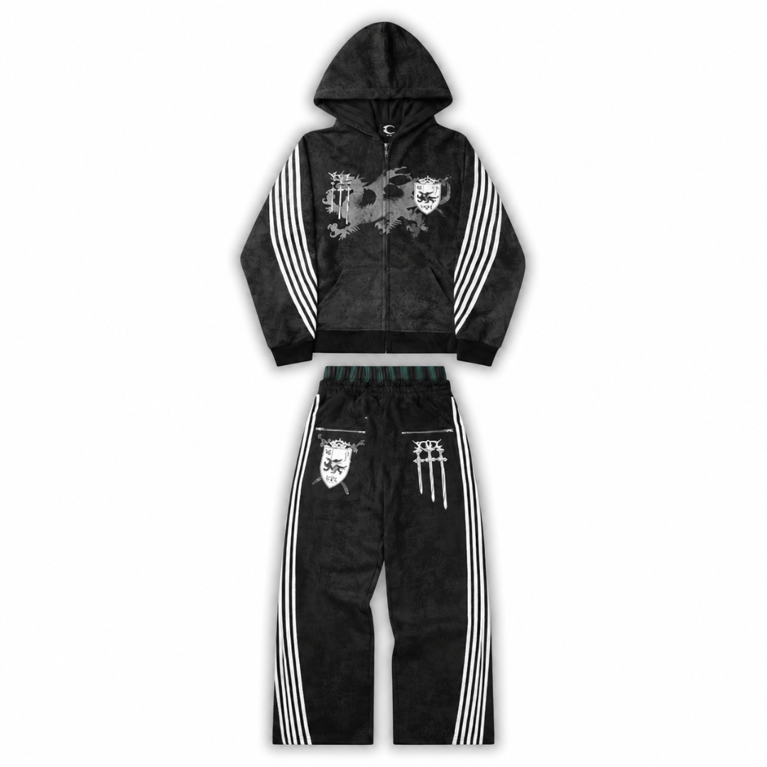 ROYAL KNIGHT CLUB WAXED PINK TRACKSUIT