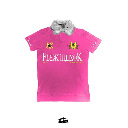 "BBY TECHBOI" FUR BLACK POLO